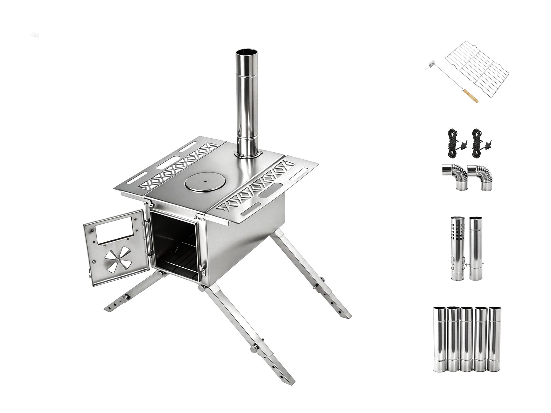 Zonkoo Stove | Large 304 Stainless Steel Stove