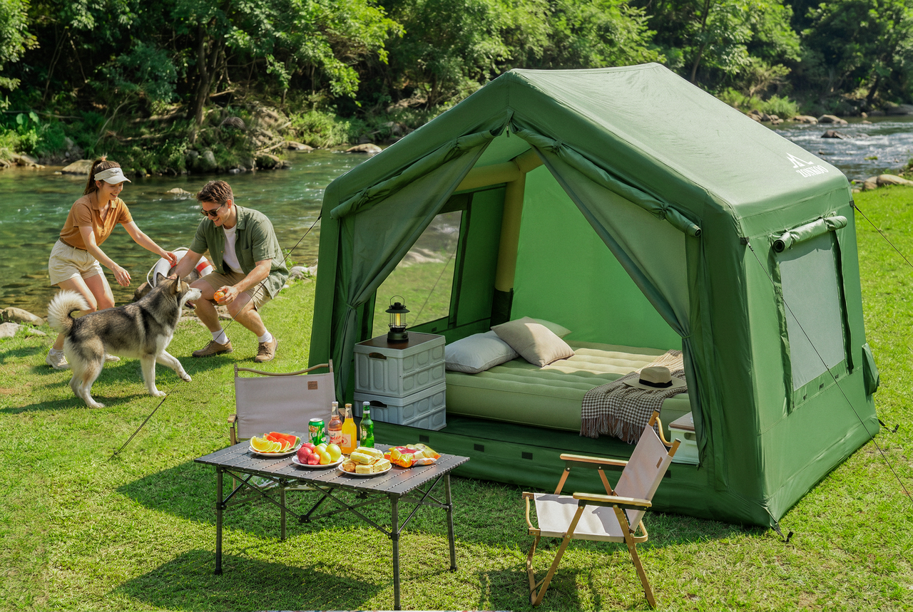 Zempire Aerospeed 4 vs ZONKOO Lyra: Which Small Inflatable Tent Is Better for Camping?