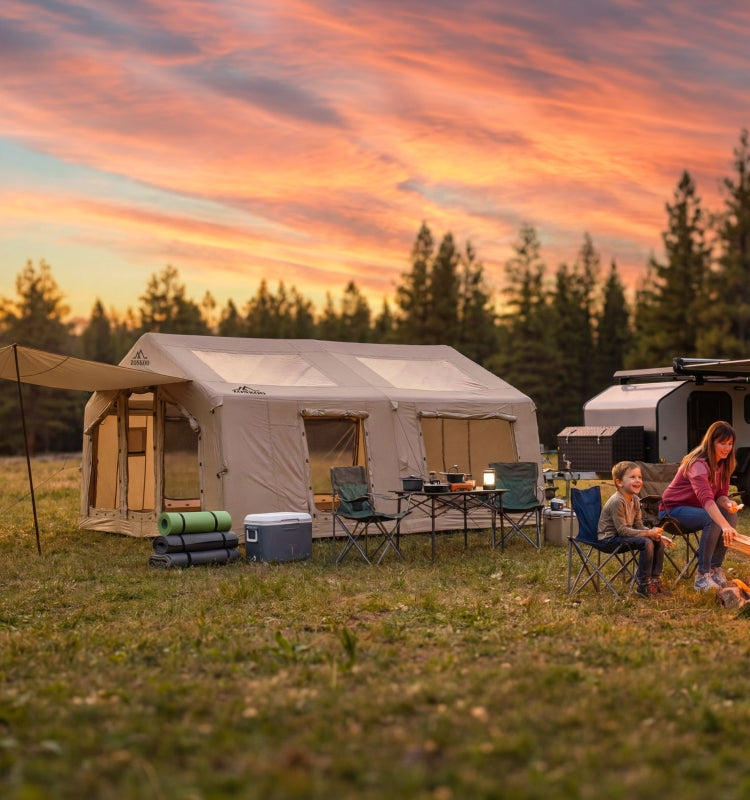 Draco Inflatable Tent: A Spacious Large Inflatable Tent Built for Group Campsite Living