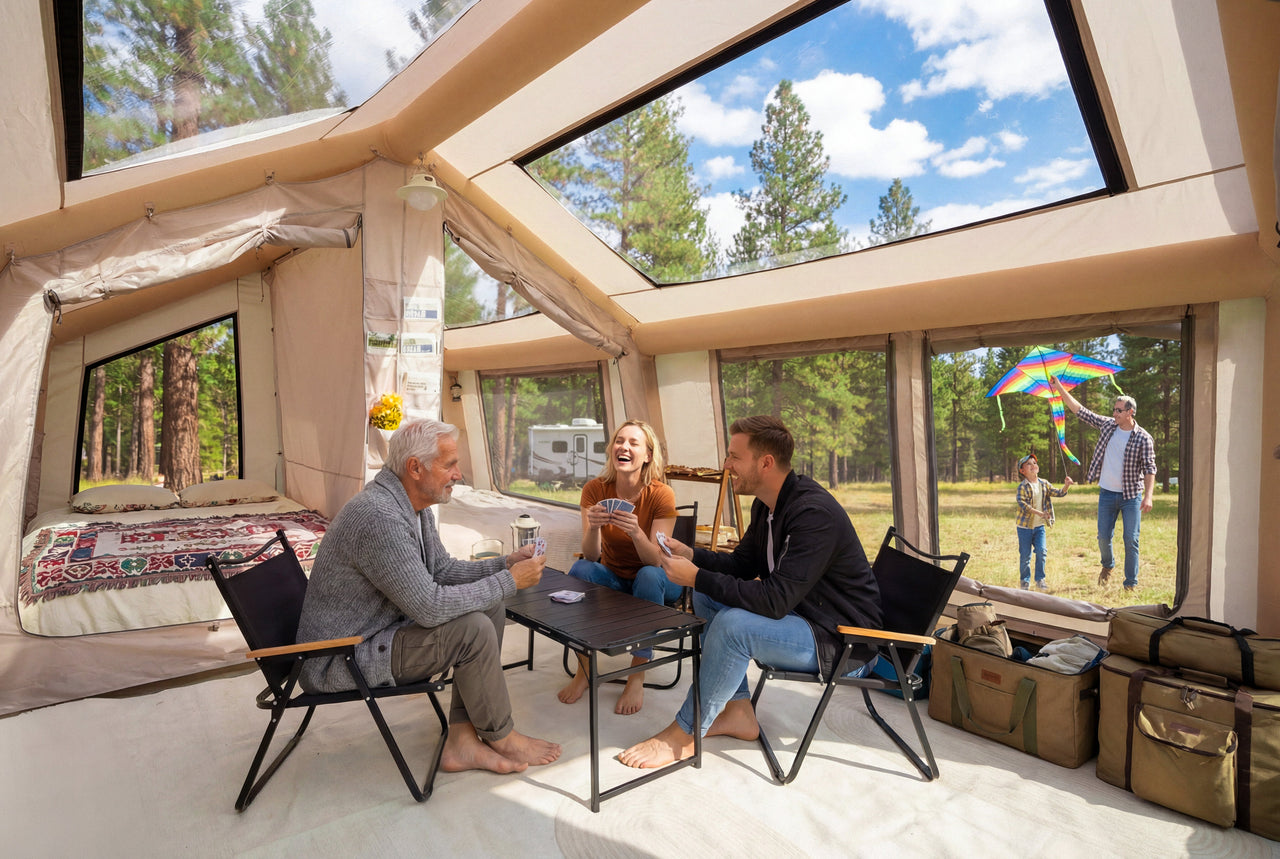 Are Inflatable Tents with Skylights Worth It?