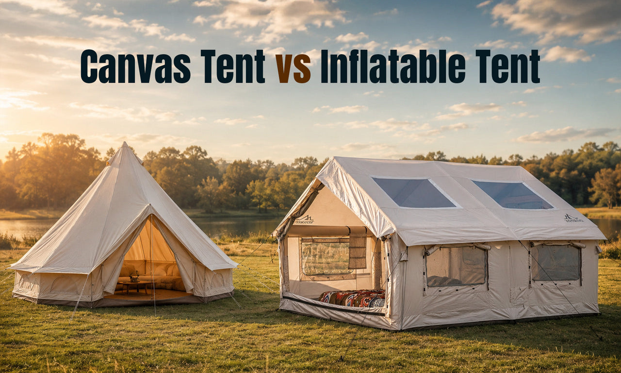 Canvas Tent vs Inflatable Tent: Which Is Better for Camping?