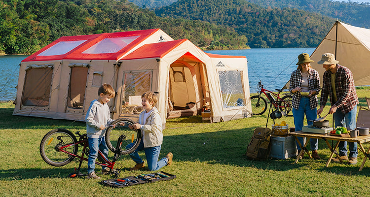 Zempire Evo TXL V2 vs ZONKOO Draco Plus: Which Large Inflatable Tent Is Better for Multi-Day Family Camping?