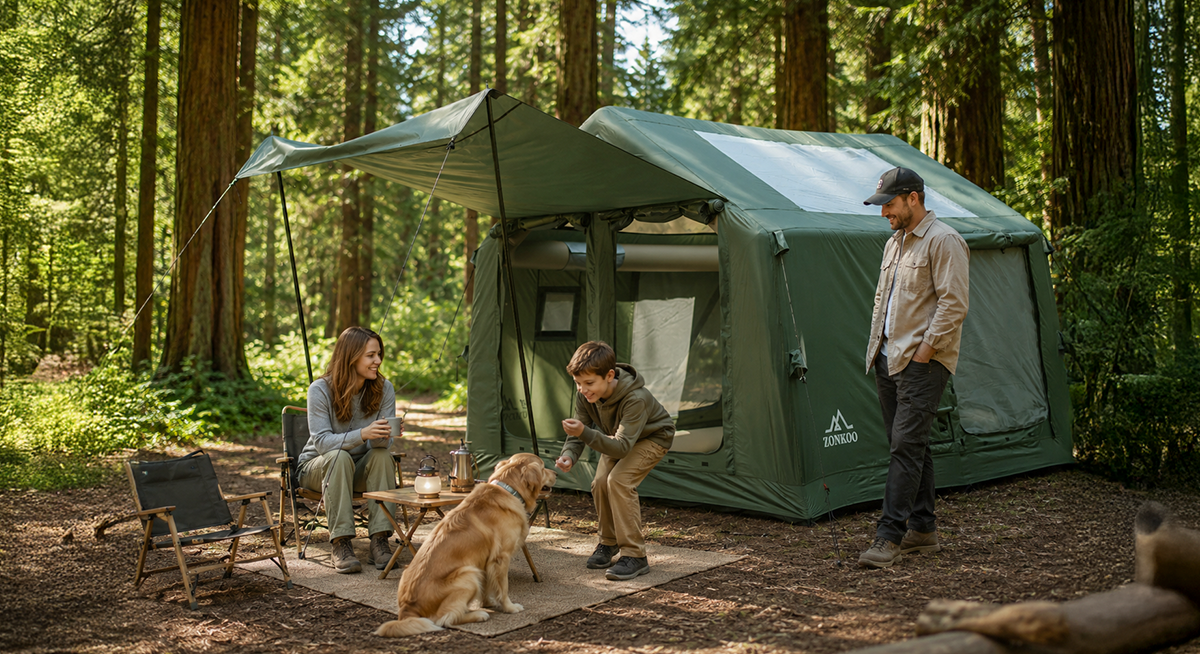 RBM Outdoors Panda Medium vs ZONKOO Lyra: Which 1–4 Person Small Inflatable Tent Should You Choose?