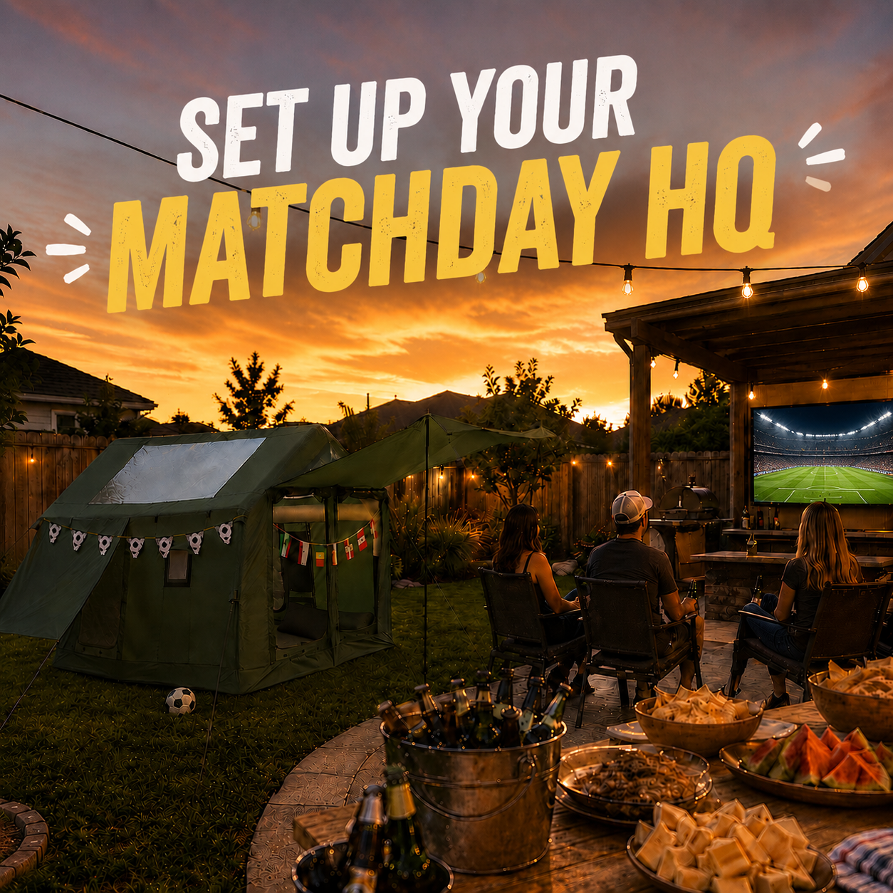 Turn Your Backyard into Your Matchday Home Field