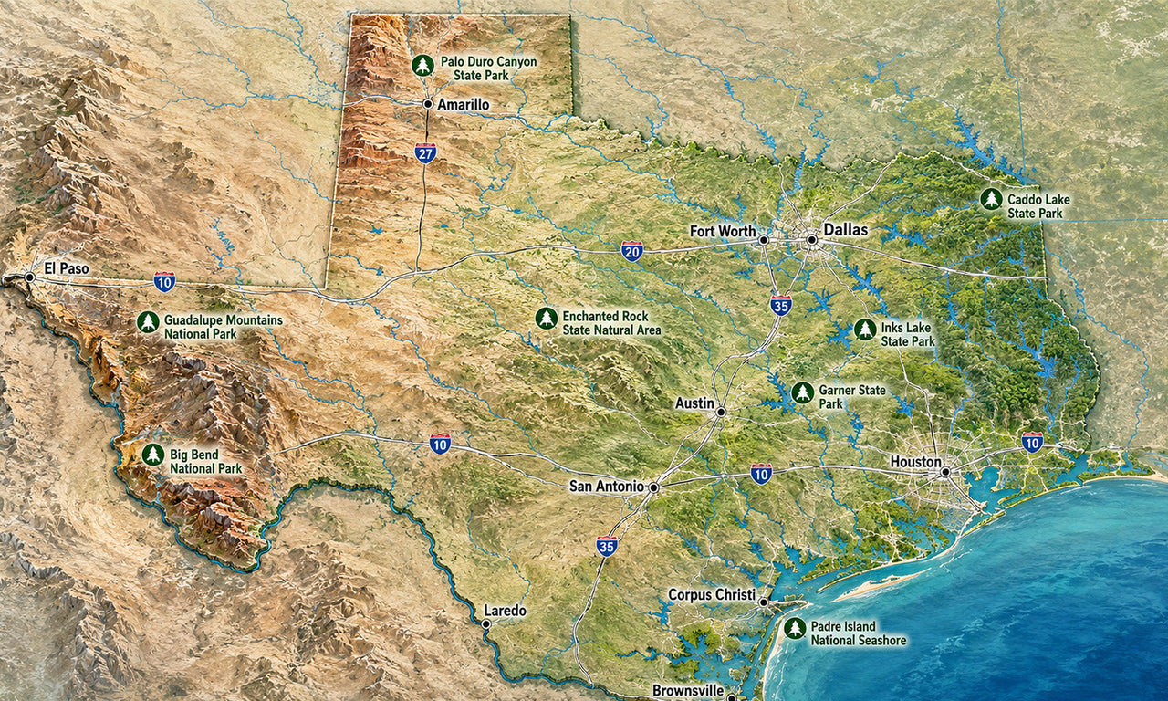 Texas Camping Spots and Campground Price Guide | Camping Recommendations for Families and Outdoor Travelers🌄