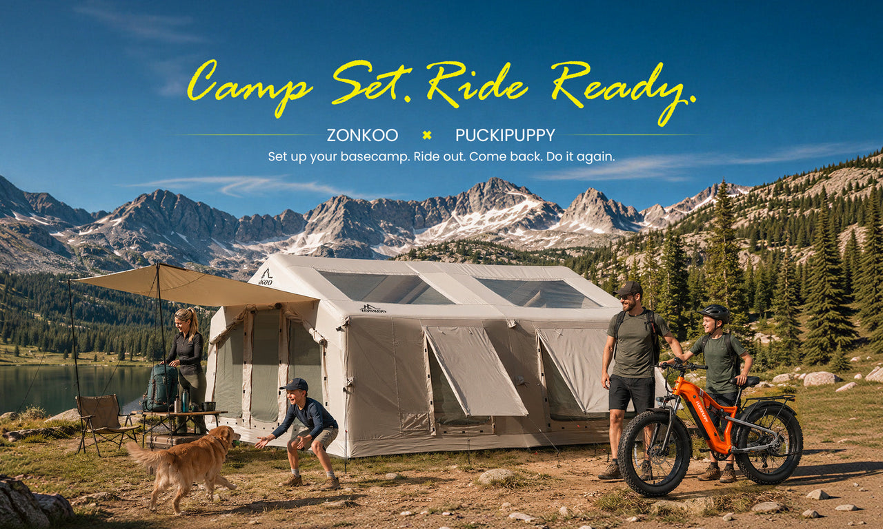 Camp Set.Ride Ready: ZONKOO × PUCKIPUPPY, Extending Happiness Beyond the Campsite
