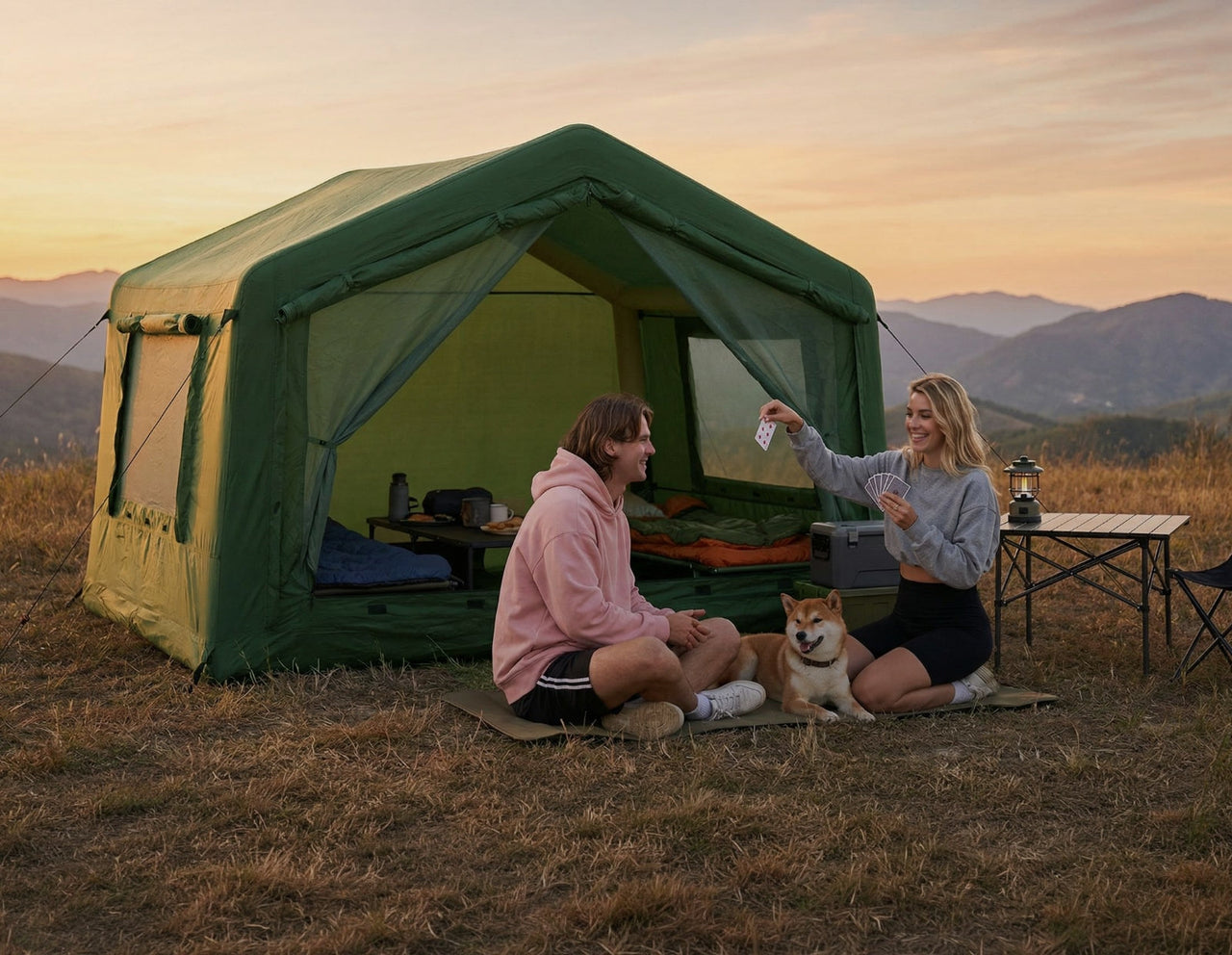 Zonkoo Vega vs Coody Hub Shelter Forest Green: 2–6 Person Inflatable Tent Comparison Guide 🌄⛺