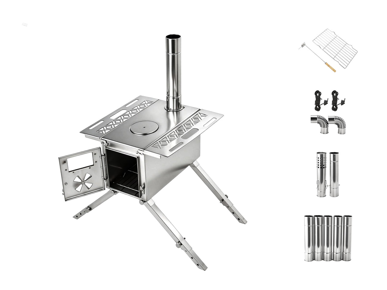 Large 304 Stainless Steel Stove