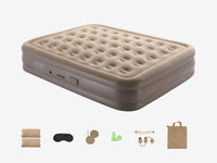 Double High Air Mattress with Built-in Pump