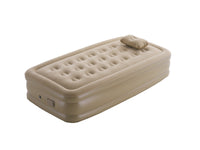 Single High Air Mattress with Built-in Pump