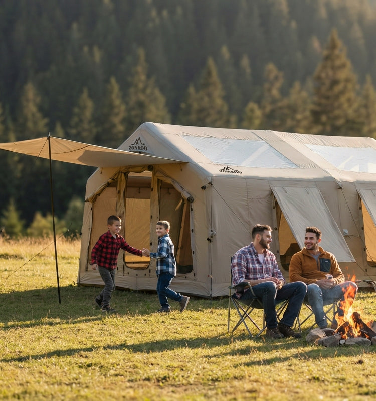 Draco Inflatable Tent: A Spacious Large Inflatable Tent Built for Group Campsite Living