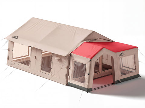 Draco Plus - Red-Khaki-Two-Tone