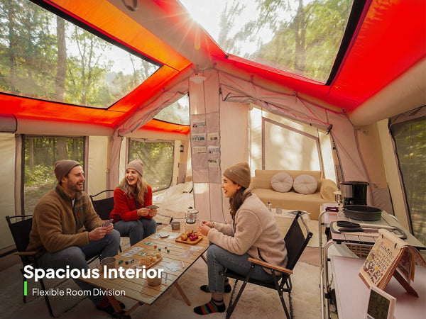 Draco PlusRed-Khaki-Two-Tone