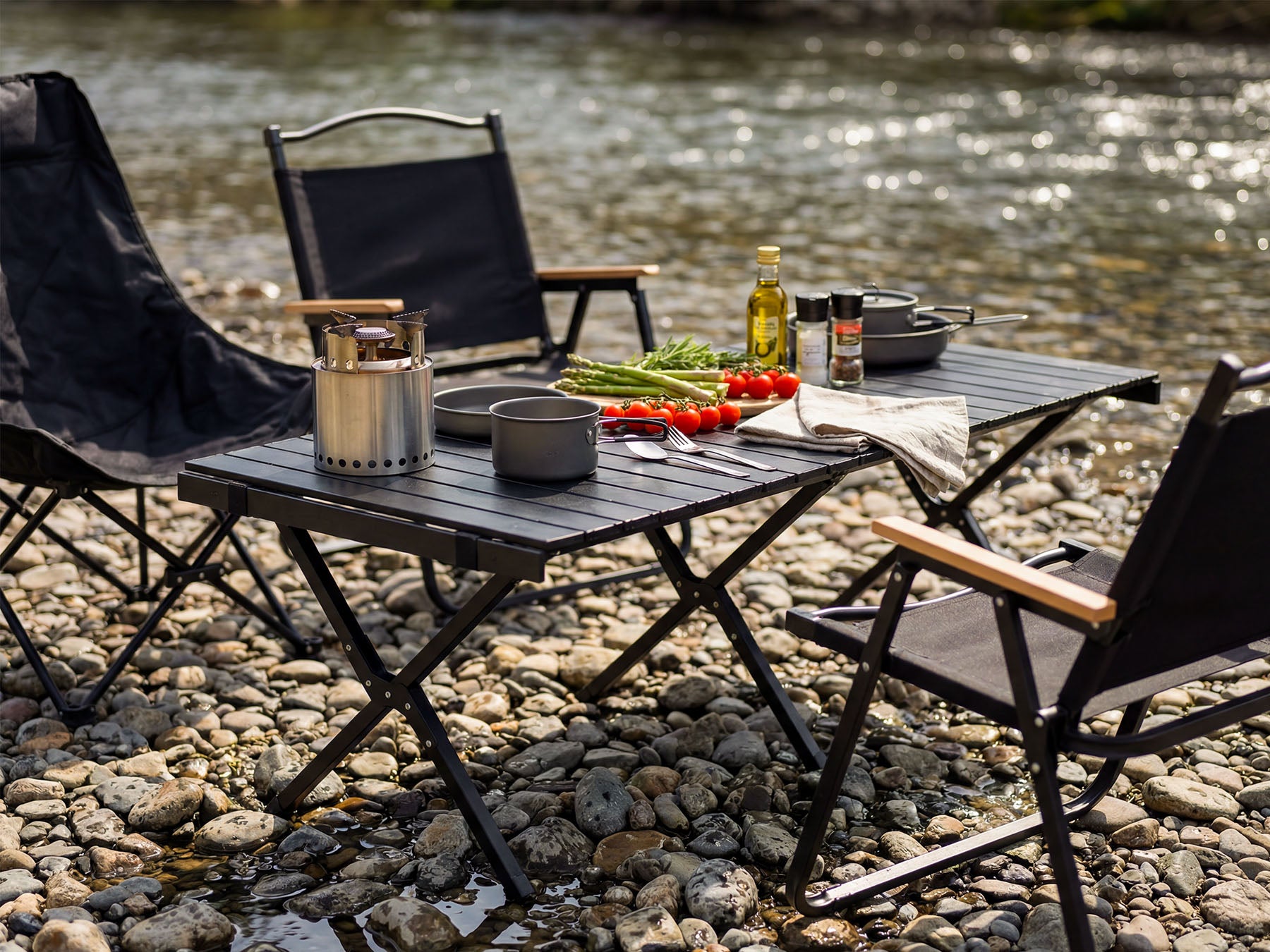 1–2 Person Outdoor Table & Chair Set