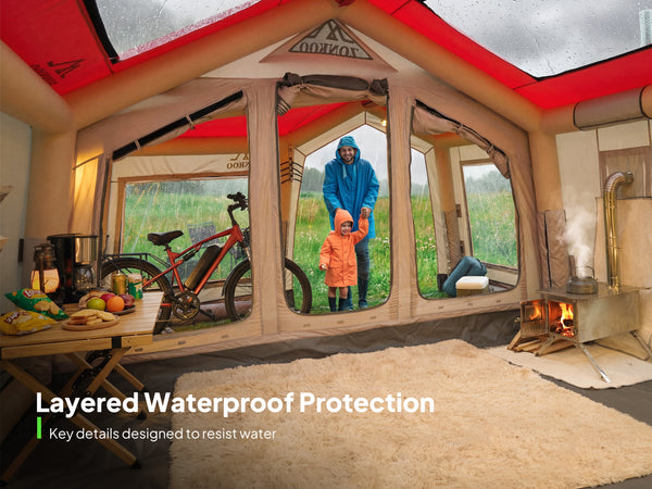 Draco PlusRed-Khaki-Two-Tone