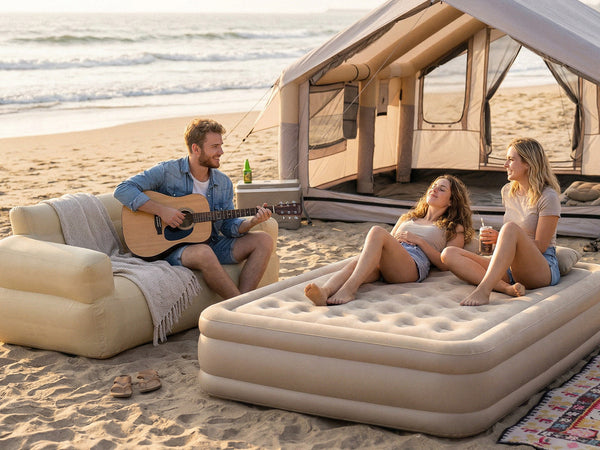 Double Inflatable Sofa & Bed Set