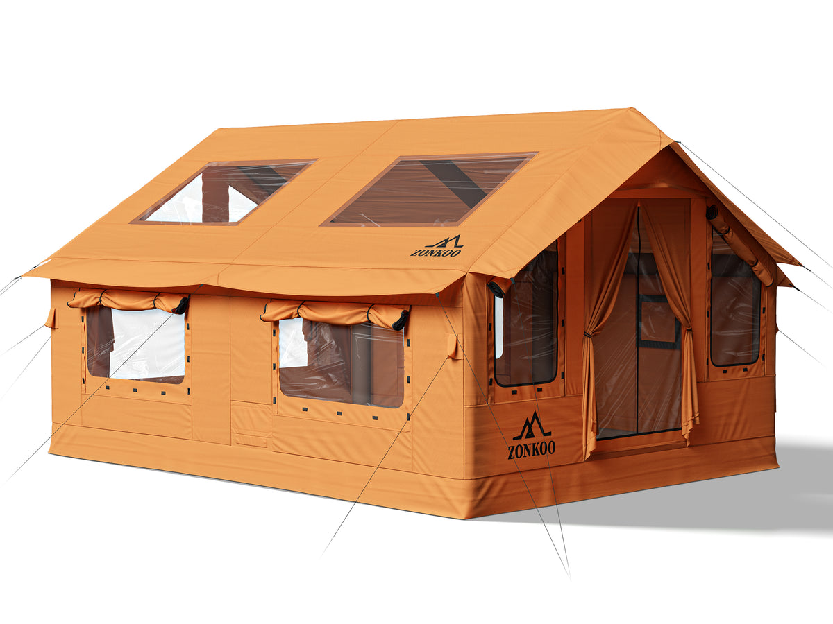 Zonkoo Vega 2-6 person inflatable family tent with 129 sq ft space